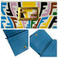 FENDI Bifold Wallet 8M0420 AGKS Calfskin multicolor Folding wallet Compact wallet Women(Unisex) Used Authentic