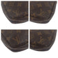 LOUIS VUITTON Handbag M51980 PVC Brown Gold Metal Handbag accessory pouch Monogram Pochette Accessoires Women Used Authentic