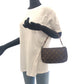 LOUIS VUITTON Handbag M51980 PVC Brown Gold Metal Handbag accessory pouch Monogram Pochette Accessoires Women Used Authentic