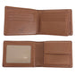 LOUIS VUITTON Bifold Wallet M60026 PVC Brown Gold Metal Monogram Portefeuille Florin