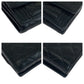 CHANEL Tri-fold wallet Caviar skin Black GoldMetal Folding wallet Compact wallet Boy Chanel Small Flap COCO Mark Women Used Authentic