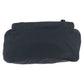 PRADA Shoulder Bag Nylon Black Silver Metal Test Triangle With logo