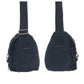 PRADA Shoulder Bag Nylon Black Silver Metal Test Triangle With logo
