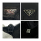 PRADA Shoulder Bag BT0173  Nylon Black SilverMetal Test Triangle With logo