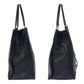 BALENCIAGA Tote Bag 236701 leather Black SilverMetal Tote Bag Shoulder Bag Unisex paper Women Used Authentic
