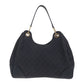 GUCCI Shoulder Bag 257268 GG canvas Black GoldMetal