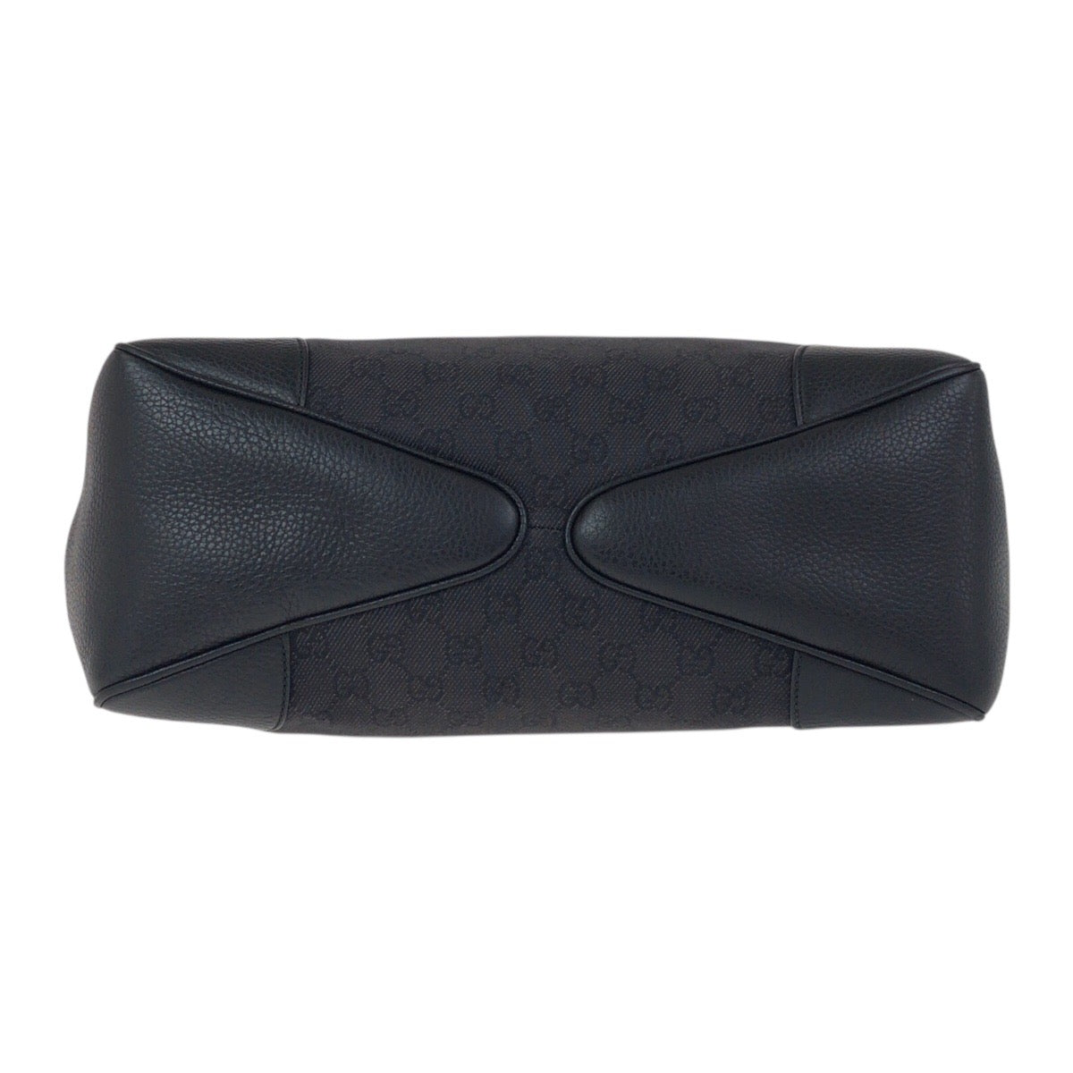 GUCCI Shoulder Bag 257268 GG canvas Black GoldMetal