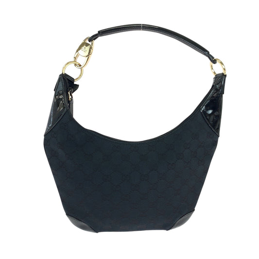 GUCCI Shoulder Bag 001 4158 GG canvas, patent leather black Shoulder Bag Shoulder Bag Women Used Authentic