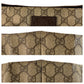 GUCCI Tote Bag 131220 GG Supreme canvas, leather Beige Brown SilverMetal Tote Bag handbag Women Used Authentic