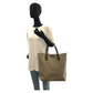 GUCCI Tote Bag 131220 GG Supreme canvas, leather Beige Brown SilverMetal Tote Bag handbag Women Used Authentic