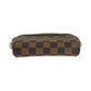 LOUIS VUITTON Waist bag N51296 PVC Brown Gold Metal Waist bag Damier Ebene Pochette Ipanema Women XS Used Authentic