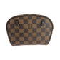 LOUIS VUITTON Waist bag N51296 PVC Brown Gold Metal Waist bag Damier Ebene Pochette Ipanema Women XS Used Authentic