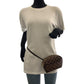 LOUIS VUITTON Waist bag N51296 PVC Brown Gold Metal Waist bag Damier Ebene Pochette Ipanema Women XS Used Authentic