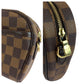 LOUIS VUITTON Waist bag N51296 PVC Brown Gold Metal Waist bag Damier Ebene Pochette Ipanema Women XS Used Authentic