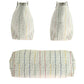 FENDI Tote Bag 88H185 HQP leather White multicolor Tote Bag Shoulder Bag Zucca Women Used Authentic