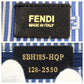 FENDI Tote Bag 88H185 HQP leather White multicolor Tote Bag Shoulder Bag Zucca Women Used Authentic