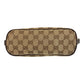 GUCCI Handbag 141809 GG canvas Beige SilverMetal Handbag accessory pouch Sherry line Women Used Authentic