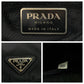 PRADA Shoulder Bag BT8994 Nylon Black SilverMetal Shoulder Bag pochette Test Triangle With logo mens Used Authentic