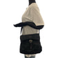 PRADA Shoulder Bag BT8994 Nylon Black SilverMetal Shoulder Bag pochette Test Triangle With logo mens Used Authentic