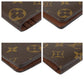 LOUIS VUITTON Long Wallet Purse M66540 PVC Brown Gold Metal Long Wallet Purse Monogram Portefeuille Braza mens Used Authentic