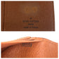 LOUIS VUITTON Long Wallet Purse M66540 PVC Brown Gold Metal Long Wallet Purse Monogram Portefeuille Braza mens Used Authentic