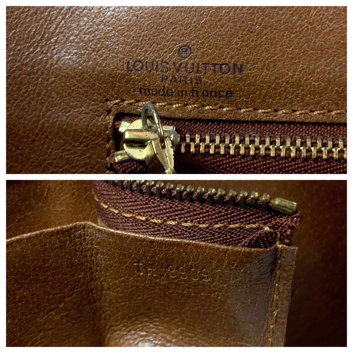 LOUIS VUITTON Tote Bag M42420 PVC Brown Gold Metal Tote Bag Shoulder Bag Monogram Sac Weekend GM mens Used Authentic