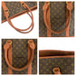 LOUIS VUITTON Tote Bag M42420 PVC Brown Gold Metal Tote Bag Shoulder Bag Monogram Sac Weekend GM mens Used Authentic