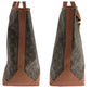 LOUIS VUITTON Tote Bag M42420 PVC Brown Gold Metal Tote Bag Shoulder Bag Monogram Sac Weekend GM mens Used Authentic