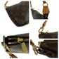LOUIS VUITTON Handbag M51980 PVC Brown Gold Metal Handbag accessory pouch Monogram Pochette Accessoires Women Used Authentic