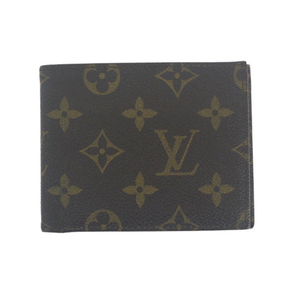 LOUIS VUITTON Bifold Wallet PVC Brown brown Monogram Portefeuille Multripru
