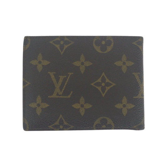 LOUIS VUITTON Bifold Wallet PVC Brown brown Monogram Portefeuille Multripru