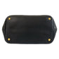 PRADA Tote Bag leather Black GoldMetal Tote Bag Shoulder Bag Vitterodino Women Used Authentic