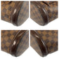 LOUIS VUITTON Tote Bag N51120 PVC, Leather Brown Gold Metal Tote Bag handbag Damier Manosque GM Women Used Authentic