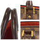 LOUIS VUITTON Tote Bag N51120 PVC, Leather Brown Gold Metal Tote Bag handbag Damier Manosque GM Women Used Authentic