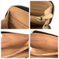 PRADA Long Wallet Purse leather Black Gold Metal logo