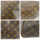 LOUIS VUITTON Handbag M41524 PVC Brown Gold Metal Handbag Boston Duffel bag Monogram Speedy 35 Women Used Authentic