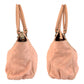 GUCCI Tote Bag 189831 leather Pink Gold Metal Tote Bag Shoulder Bag Abby Guccissima Women Used Authentic