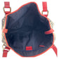 GUCCI Tote Bag 130736 GG canvas Gray Red Gold Metal Abbey