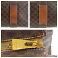 CELINE Tote Bag MC98/2 PVC Brown Gold Metal Tote Bag Shoulder Bag Macadam Women Used Authentic