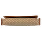 CELINE Clutch bag M08 PVC, Leather Brown Gold Metal Clutch bag business bag Macadam Women Used Authentic