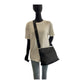 PRADA Shoulder Bag Nylon Black Silver Metal Test Triangle With logo