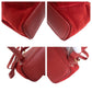 GUCCI Backpack 003 2034 0030 Suede Red Gold Metal Bamboo