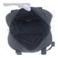 PRADA Tote Bag Nylon Black SilverMetal Tote Bag handbag Test Triangle With logo Women Used Authentic