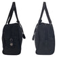 PRADA Tote Bag Nylon Black SilverMetal Tote Bag handbag Test Triangle With logo Women Used Authentic