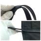 PRADA Tote Bag Nylon Black SilverMetal Test Triangle With logo