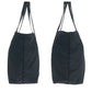 PRADA Tote Bag Nylon Black SilverMetal Test Triangle With logo