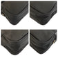 PRADA Shoulder Bag Nylon Black Silver Metal Test Triangle With logo