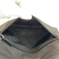 PRADA Shoulder Bag Nylon Black Silver Metal Test Triangle With logo