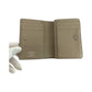 LOUIS VUITTON Bifold Wallet M80817 leather Galle Beige SilverMetal Folding wallet Compact wallet Monogram Mahina Portefeuille Claire Women Used Authentic