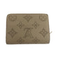 LOUIS VUITTON Bifold Wallet M80817 leather Galle Beige SilverMetal Folding wallet Compact wallet Monogram Mahina Portefeuille Claire Women Used Authentic